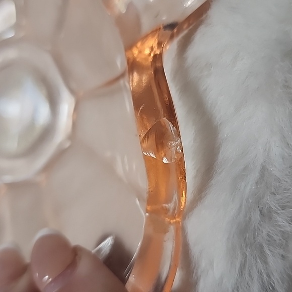 VINTAGE  JEANNETTE  PINK DEPRESSION BOWL. - Picture 5 of 5